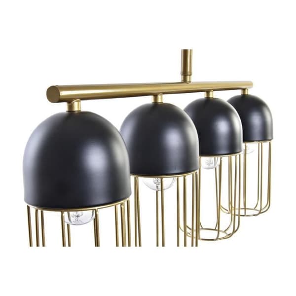 taklampa svart guld 220 v 50 b (60 x 11 x 26 cm)