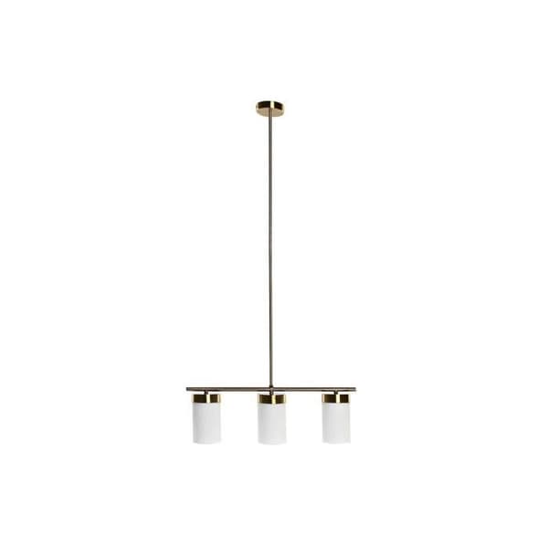 taklampa i vitt guld (60 x 15 x 25 cm)
