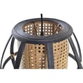 Miniatyrbild 3 av 4: svart brun taklampa 220 v 50 b (34 x 34 x 35 cm)