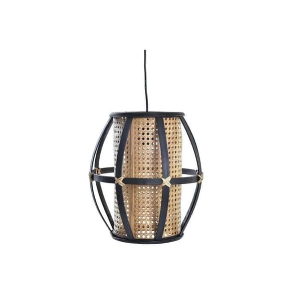 svart brun taklampa 220 v 50 b (34 x 34 x 35 cm)