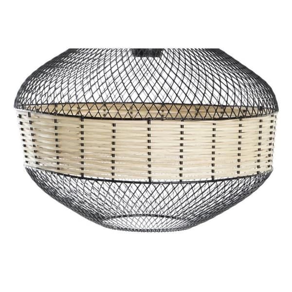 svart brun taklampa 220 v 50 b (31 x 31 x 27 cm)