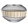 Miniatyrbild 4 av 4: svart brun taklampa 220 v 50 b (31 x 31 x 27 cm)