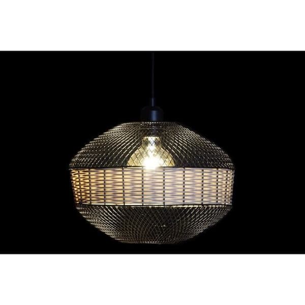 svart brun taklampa 220 v 50 b (31 x 31 x 27 cm)