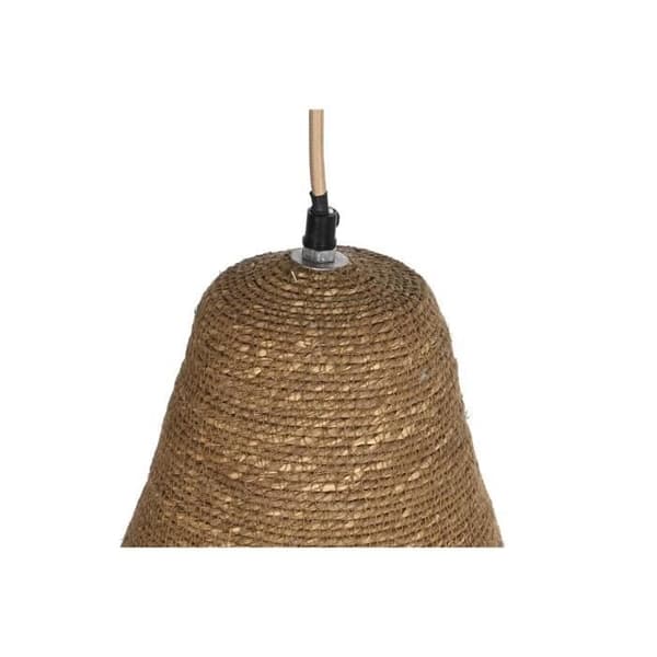taklampa naturligt järn 50 w jute (44 x 44 x 67 cm)
