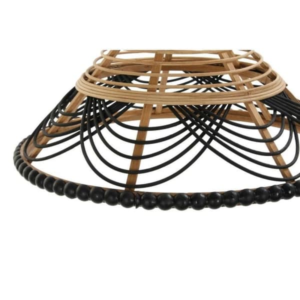 tvåfärgad rotting taklampa 50 w (41 x 41 x 21 cm)