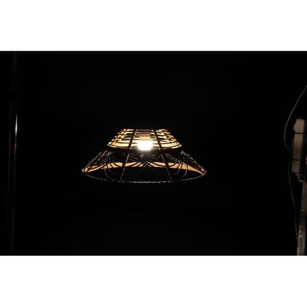 tvåfärgad rotting taklampa 50 w (41 x 41 x 21 cm)