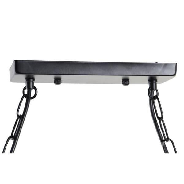 upphängning naturligt svart metallrep 50 w (85 x 18 x 20 cm)