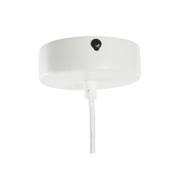 vit ljusbrun metall taklampa rotting 50 w (30 x 30 x 38 cm)