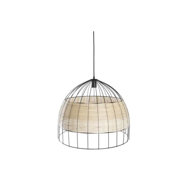 svart brun taklampa 220 v 50 b (50 x 50 x 42 cm) Svart