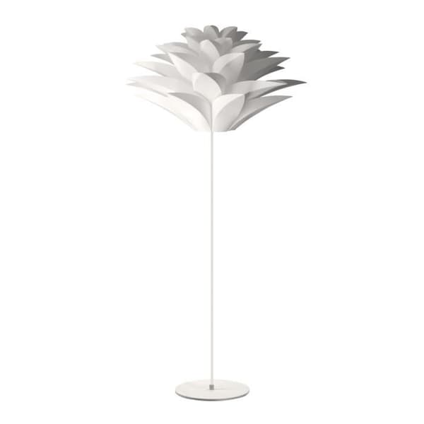kwmobile Lotus design pussellampa - DIY montering ljus skärm - Ljus dekoration blommor vardagsrum sovrum - Suspension eller lampa- USED