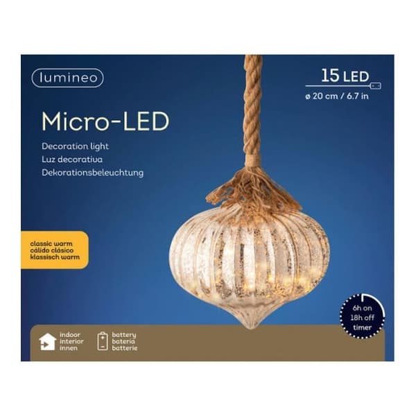 Microled taklampa ø20x21cm 1