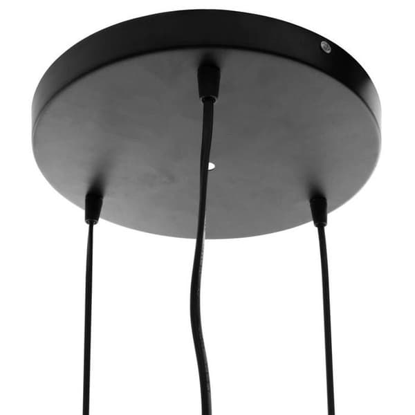 Taklampa i metall - ATMOSPHERA - Kaore - Svart - H 80 cm