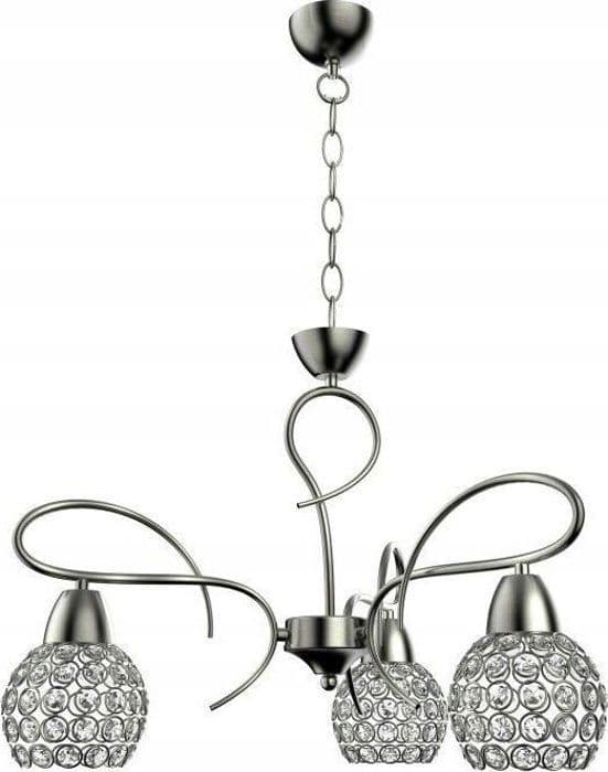 Kris - KR 375-3PL - Hänglampa Stella Hänglampa taklampa 3x60W E27 satinérad