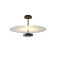 Miniatyrbillede 1 af 2: LED Lysekrone, Moderne Stil, Energi Effektiv,sort 40 cm, 3 nuancer af lys