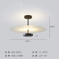 Miniatyrbild 2 av 2: LED-krona, modern stil, energieffektiv,Neutralt ljus, svart 40 cm