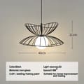 Miniatyrbild 2 av 2: Krona, Nordisk Design, LED-belysning,Varmt ljus, Svart