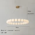 Miniatyrbillede 2 af 2: LED Pendellampe, Justerbar Højde 120 cm, Dæmpbar Funktion,diameter 82 cm, Tricolor dæmpning