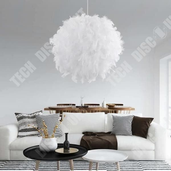 TD® Pendel ljuskrona Fjäderformad modern idealisk sovrumsmiljö med glödlampa lätthet och modernitet