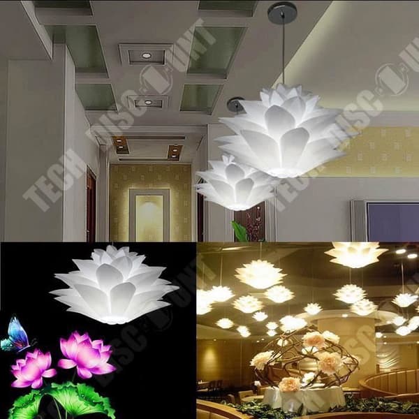 TD® Hot Rea Modern Lotus Ljuskrona Pendel Tak Hänglampa Ljusskärm Hem Sovrum Inredning Blomma Ljuskrona varm
