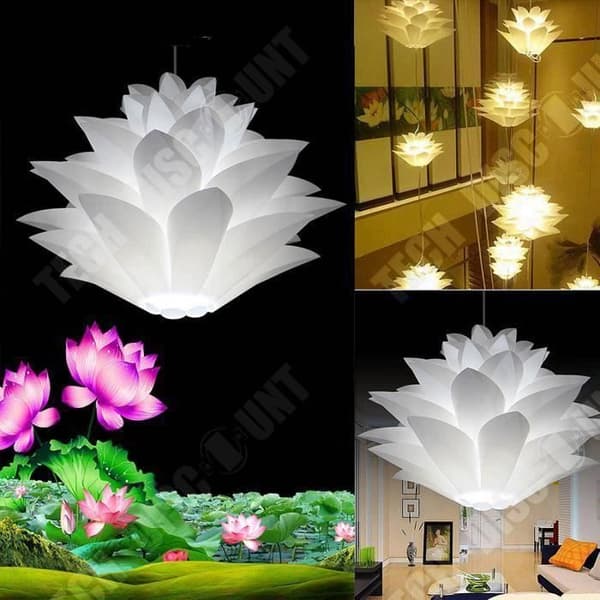 TD® Hot Rea Modern Lotus Ljuskrona Pendel Tak Hänglampa Ljusskärm Hem Sovrum Inredning Blomma Ljuskrona varm
