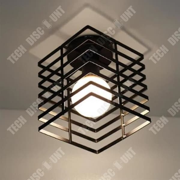 TD® Industriell diamantformad lampa arbetsrum sovrum lästak kreativt smidesjärn restaurang gång butik kafé hänglampa