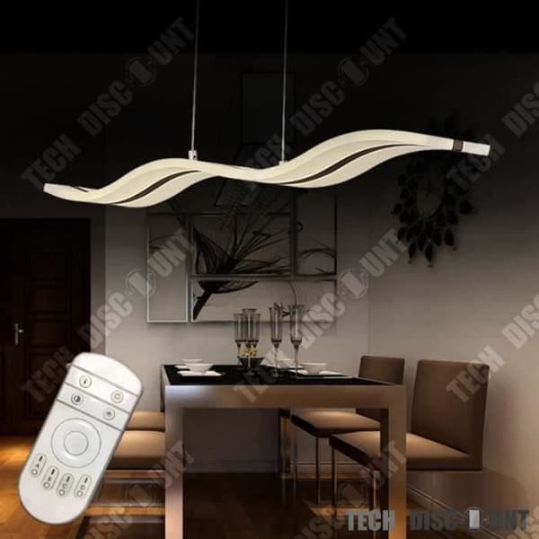TD® Akrylkrona Vågmönster LED-ljus Modern Trendig Inredning Elegant Design Hög kvalitet
