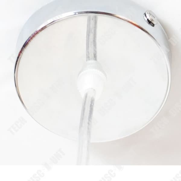 TD® fjäderljuskrona med rund kul led-ljus Ytterdiameter 40 cm Justerbar höjd Mjukt ljus Takfjäder lampskärm