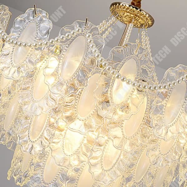 TD® Lyxig kristallkrona franskt ljus enkelt modernt glas sovrumslampa vardagsrumslampa 50cm