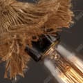 Miniatyrbild 2 av 4: TD® Hamp Rope Chandelier Cafe Chandelier Bar Style American Country Double Head Restaurant Retro Chandelier