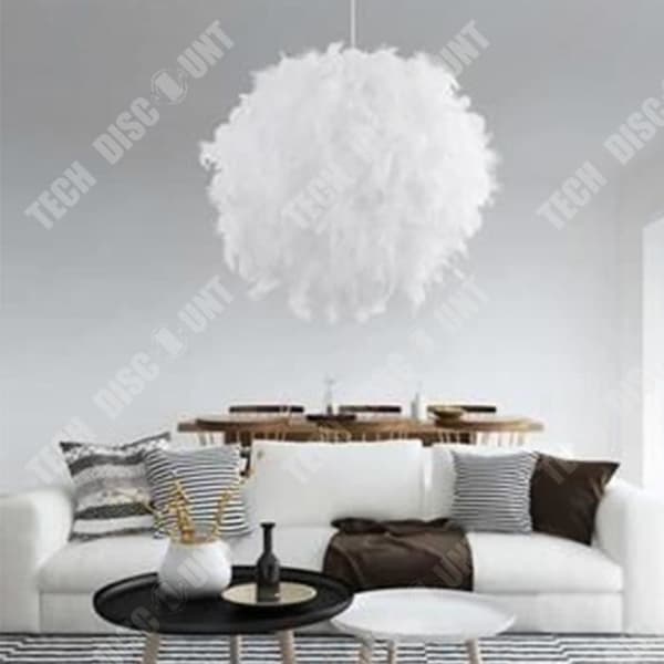 TD® nordisk kreativ varm romantisk sovrumsdekoration showroom personlighet mode vit badmintonboll ljuskrona decora