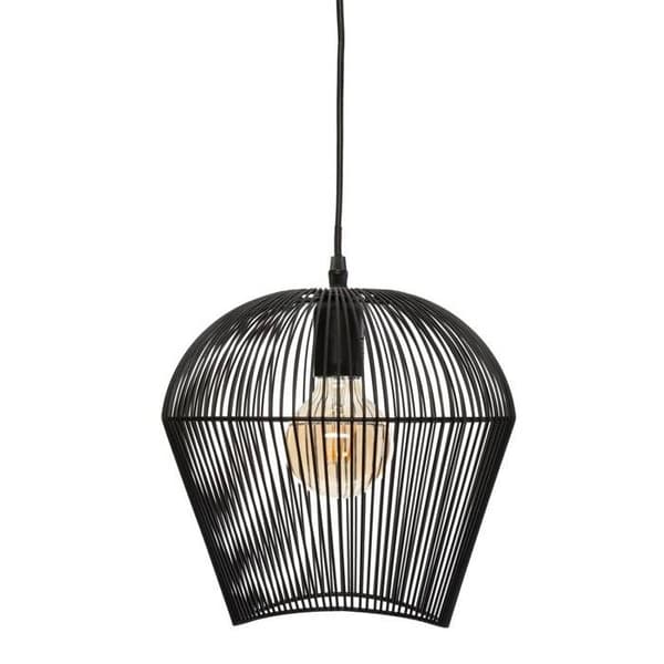 Pendellampa i metall - ATMOSPHERA - Jena - Svart - Vardagsrum - Modern