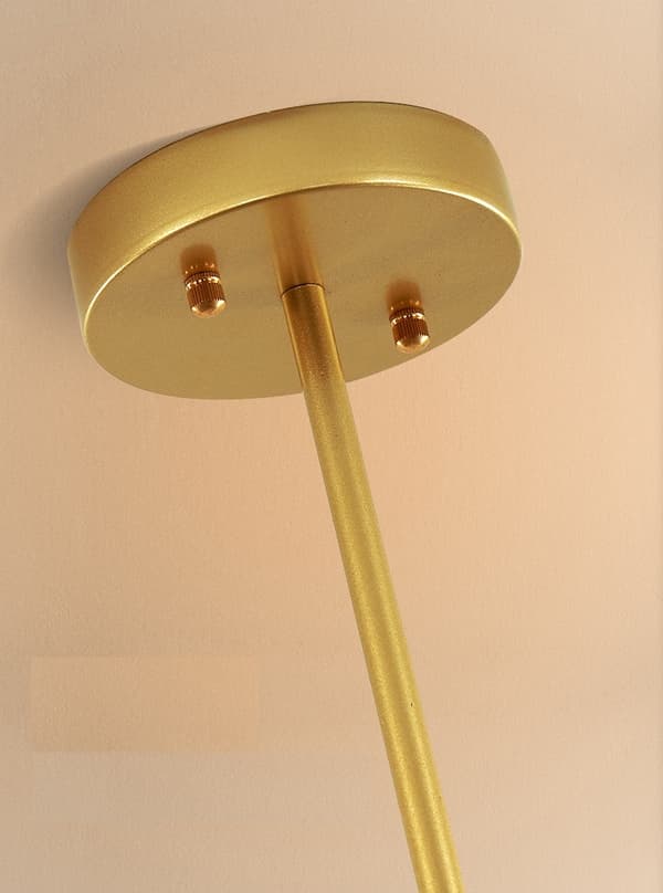 Loftslampe Ambria 70x20cm gylden