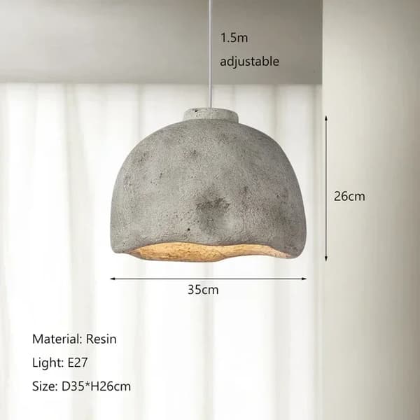 Riippuvalaisin, säädettävä pituus, energiatehokas muotoilu,Valkoinen-D35cm-a, lämmin valo