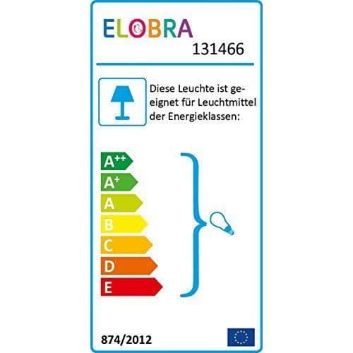 elobra A till E vägglampa, barnrum, trä, E14, svart, 30x 30x 20CM - 131466
