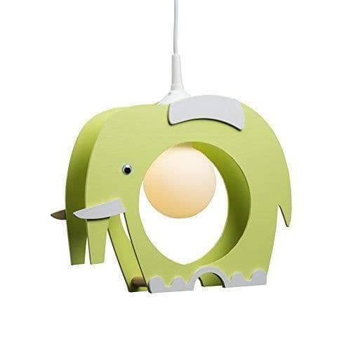 Lampa - Elobra - Modell 132234 - Trä - E27 - Lindgrön - 23x29x12cm
