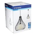 Miniatyrbild 4 av 4: Westinghouse 6205140 Cage pendellampa E27 Steel Matt svart - 6205140