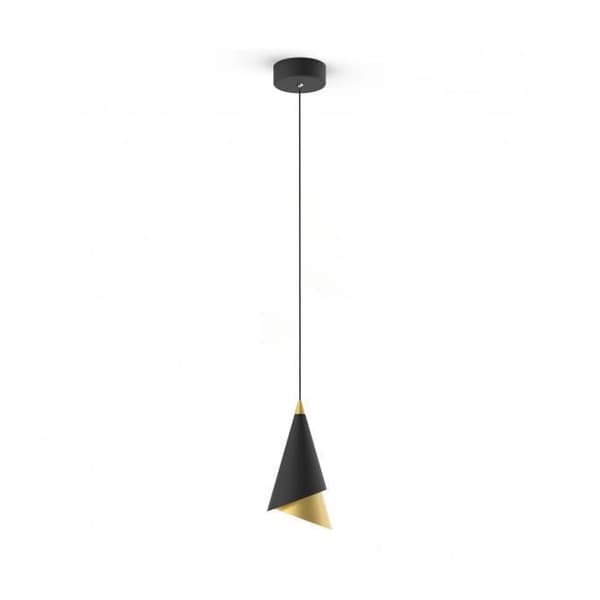 Raalto designer taklampa Svart, guld