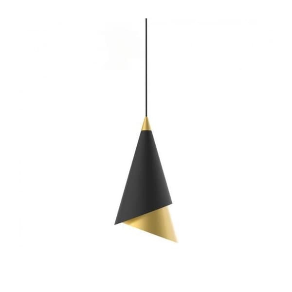 Raalto designer taklampa Svart, guld