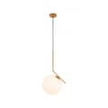 Miniatyrbild 2 av 3: Modern taklampa - ITALUX - Mondo - 1 glödlampa - E27 - Stål och glas - 102 cm