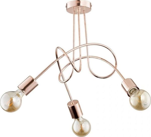 Lustre - upphängning Alfa - 24323 - Tango, hängande lampa i koppar med 3 ljus.