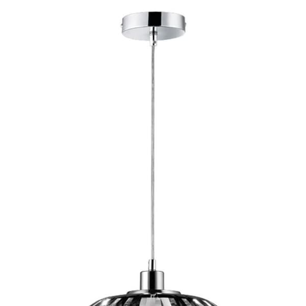 Hänglampa - ZUCCA - Design Boll - Krom - H 150 cm - Diameter 40 cm