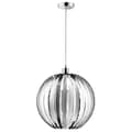 Miniatyrbild 1 av 4: Hänglampa - ZUCCA - Design Boll - Krom - H 150 cm - Diameter 40 cm