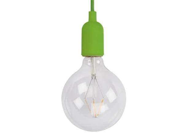 VELLIGHT grön taklampa - E27 uttag - 1,4m kabel