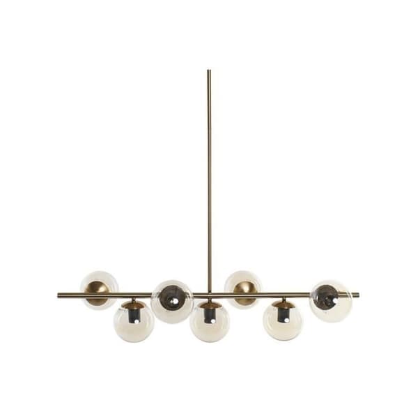 upphängning 96 x 30 x 130 cm guld glas metall