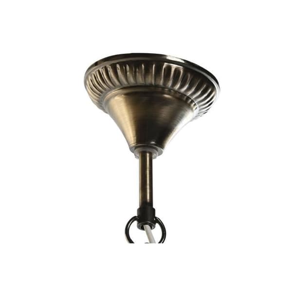 taklampa 32 x 32 x 26 cm flerfärgat glas 25 w (2 enheter)