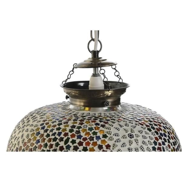 taklampa 32 x 32 x 26 cm flerfärgat glas 25 w (2 enheter)