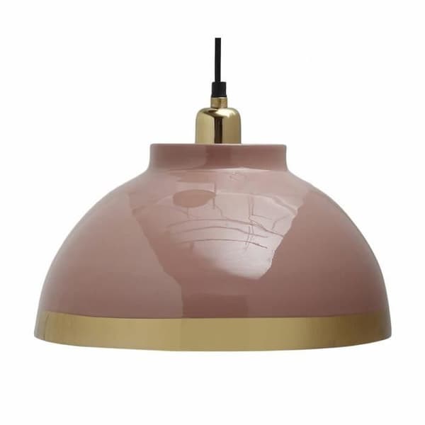 taklampa 33 x 33 x 24 cm rosa lila metall 50 w (2 enheter)