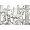 Miniatyrbild 3 av 4: 200W taklampa i vit metall (70 x 70 x 63 cm)