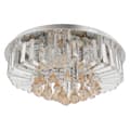 Miniatyrbild 2 av 2: LED Takmonterad Krona, Kristalldesign, 60 cm Diameter,som bild