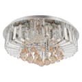 Miniatyrbild 1 av 2: LED Takmonterad Krona, Kristalldesign, 60 cm Diameter,som bild